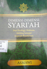 Image of Dimensi-Dimensi Syari'ah
