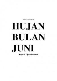 Image of Manuskrip Puisi “Hujan Bulan Juni”