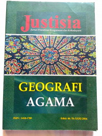 Image of Geografi Agama: Justisia Jurnal Pemikiran dan Keagamaan