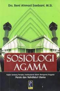Image of Sosiologi Agama